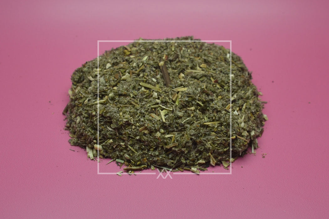 Artemisia vulgaris Beifuß zerkleinert