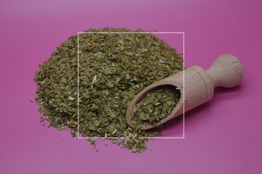 Ilex paraguariensis Yerba Mate zerkleinert